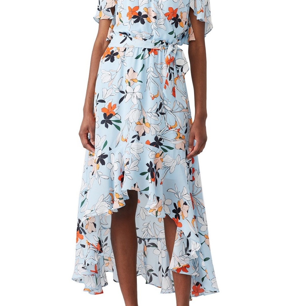 Parker Floral High-Low Dress | Size: M